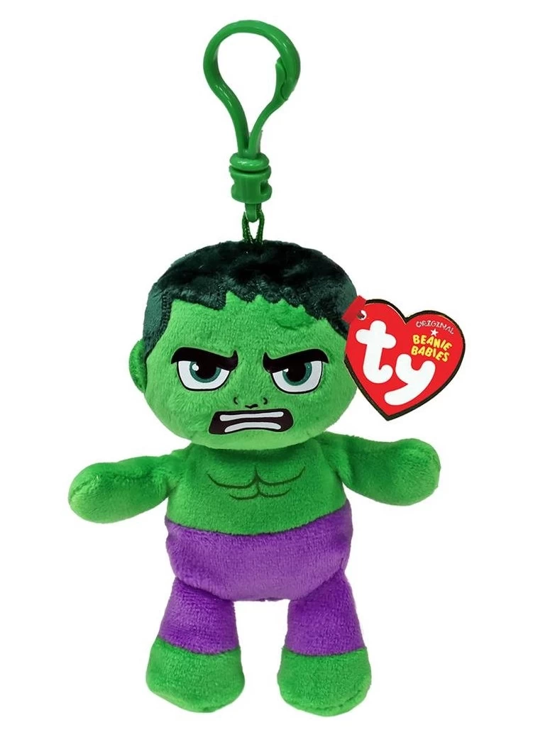 Pliušinis raktų pakabukas HULK - soft clip
