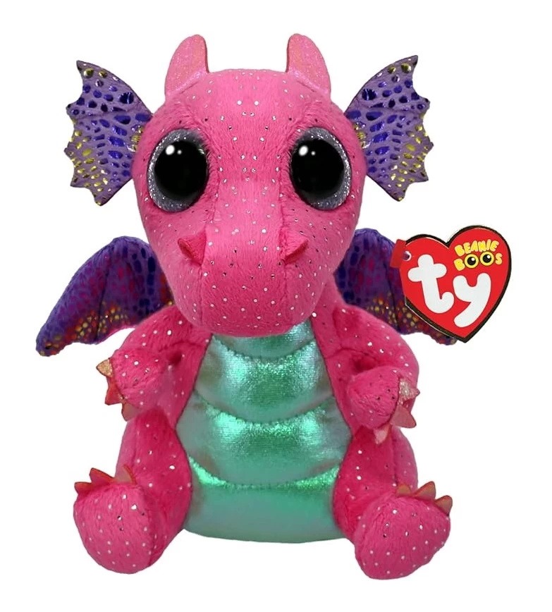 Pliušinis žaislas SPITFIRE - pink dragon reg 15,5 cm