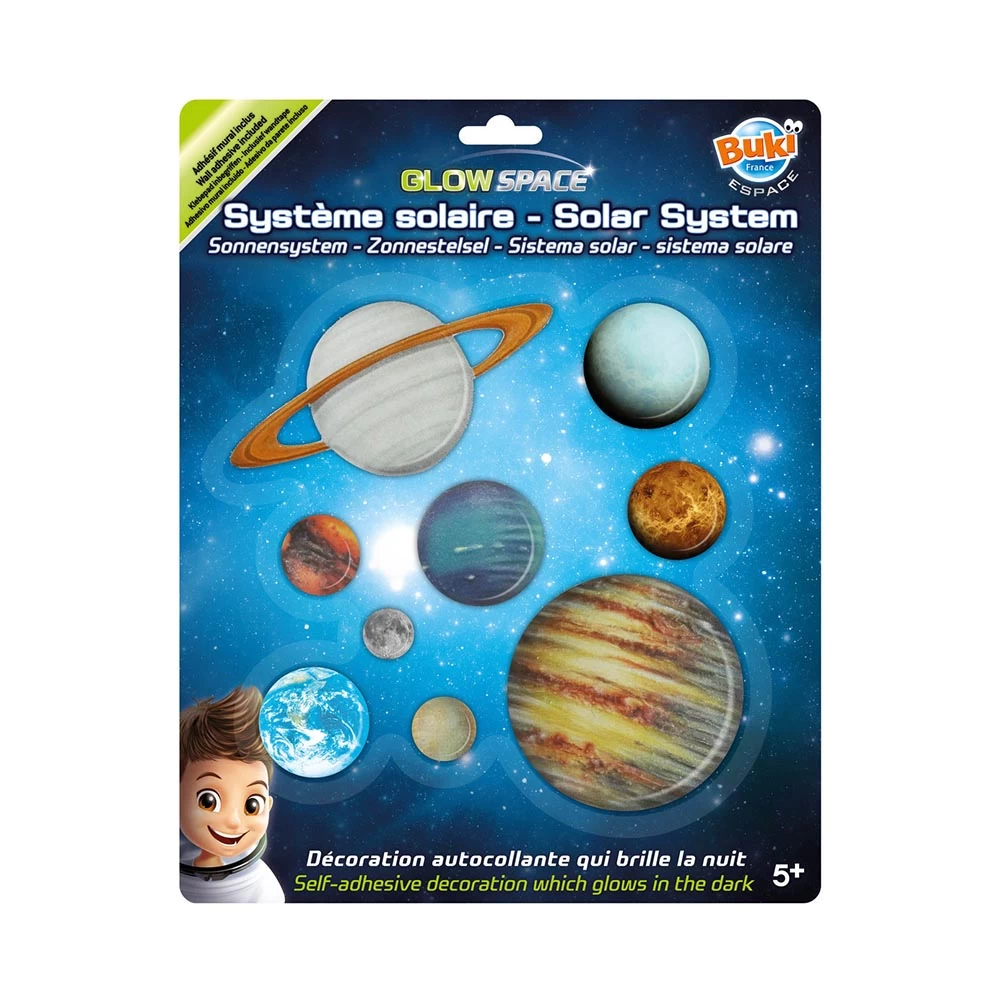 Saulės sistema šv. naktyje, lipdukas/34F10/BF
