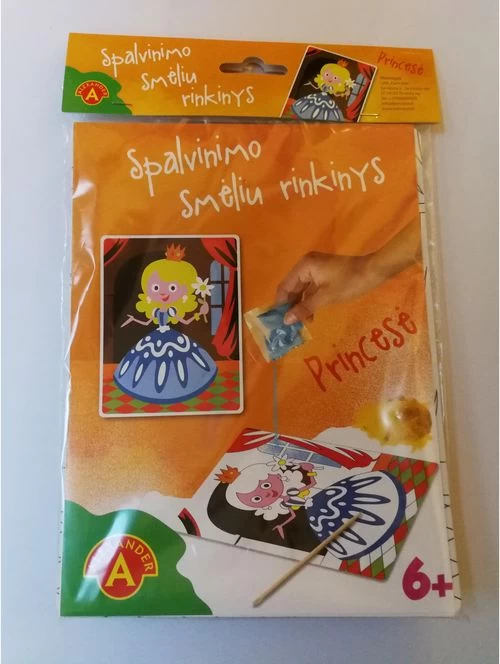 Spalvinimo smėliu rinkinys "Princesė"