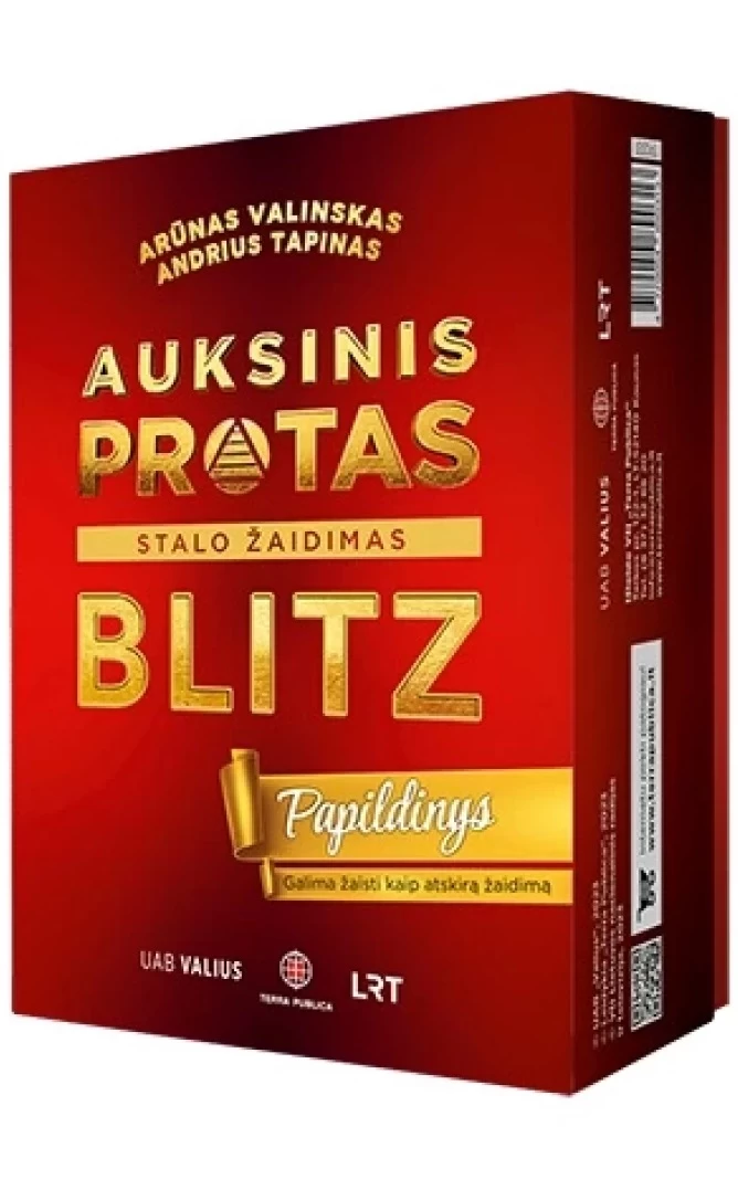 Stalo žaidimas „Auksinis protas. BLITZ: papildinys“