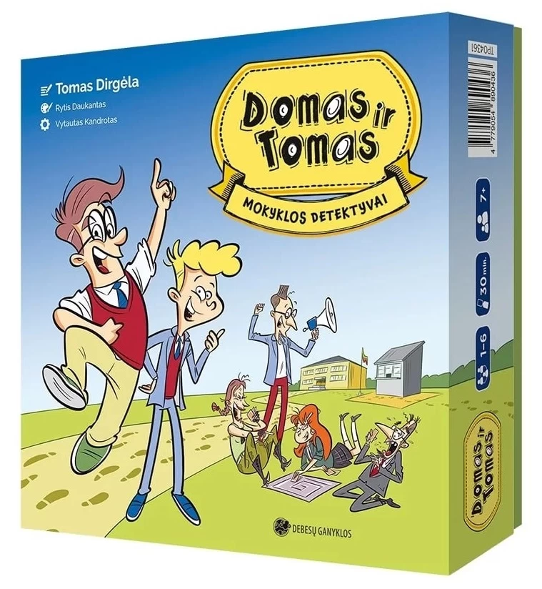 Stalo žaidimas Domas ir Tomas. Mokyklos detektyvai