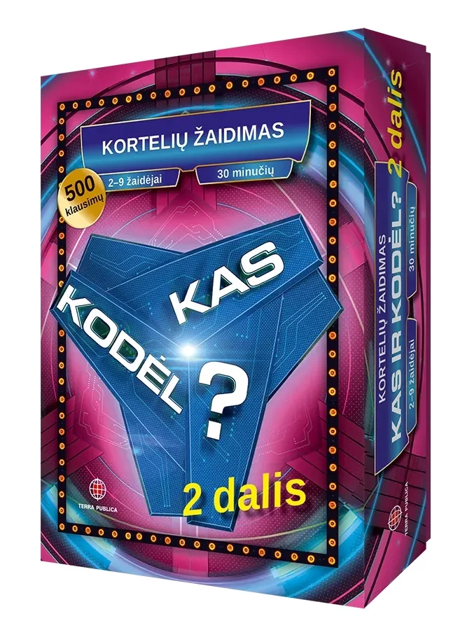 Stalo žaidimas "Kas ir kodėl? 2"