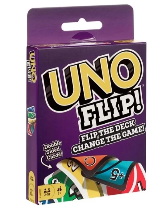 UNO FLIP kortos, stalo žaidimas