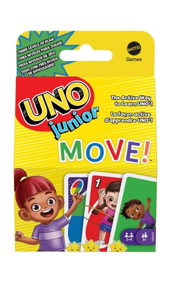 Uno kortos mažiesiems pajudėkime