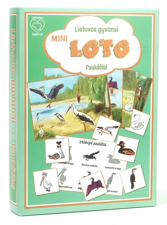 Žaidimas "Mini Loto Paukščiai"