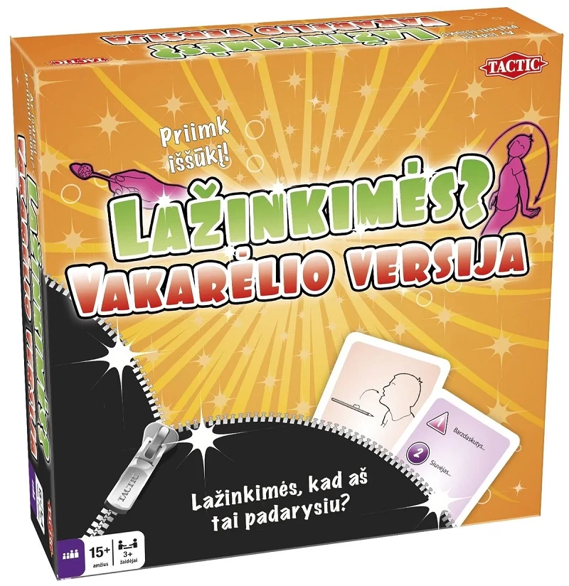 Žaidimas „Lažinkimės?, vakarėlio versija