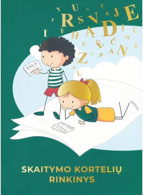 Skaitymo kortelių rinkinys, lietuvių kalba