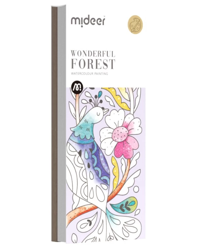 Spalvinimo akvarele knygelė MIŠKO PASAKA