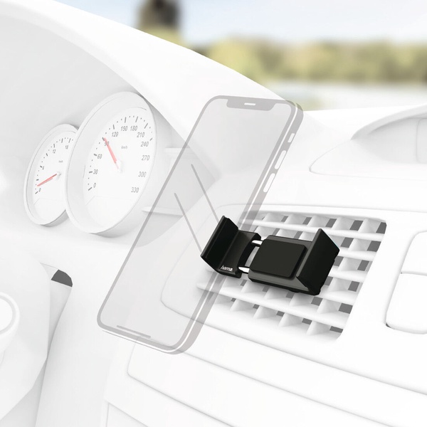 Automobilinis telefono laikiklis Hama, juoda sp.