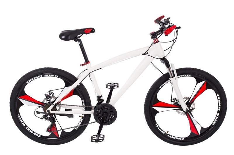 Dviratis kalnų Louke, 26 ", 18" rėmas, balta sp.