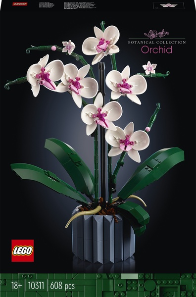 Konstruktorius LEGO® Botanical Collection Orchidėja 10311, 608 vnt.