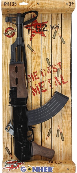 Žaislinis ginklas Gonher AK-47 Ruda sp./Juoda sp.