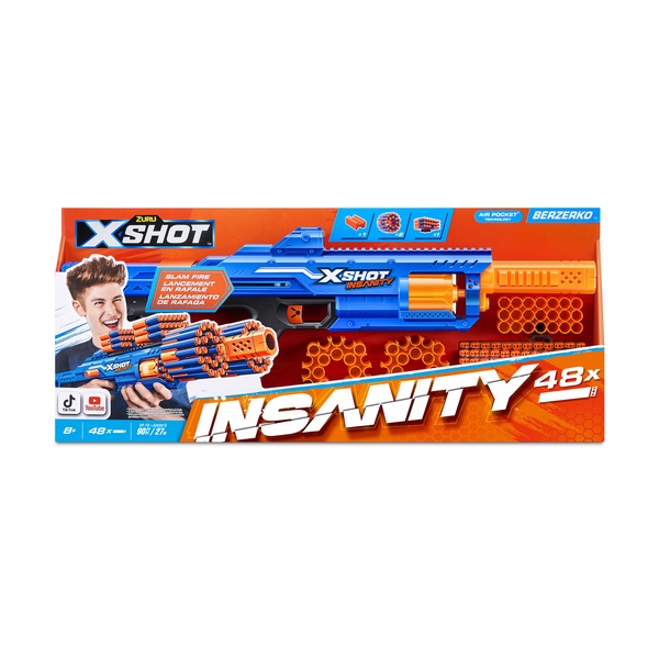 Žaislinis šautuvas su kulkomis XSHOT Berzerko Insanity 36610 Įvairių spalvų