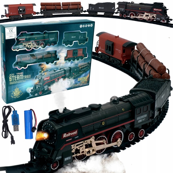 Žaislinis traukinys Madej, ruda sp./juoda sp.