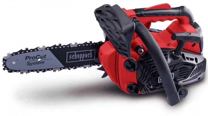 Benzininis grandininis pjūklas Scheppach, 700 W, 25 cm