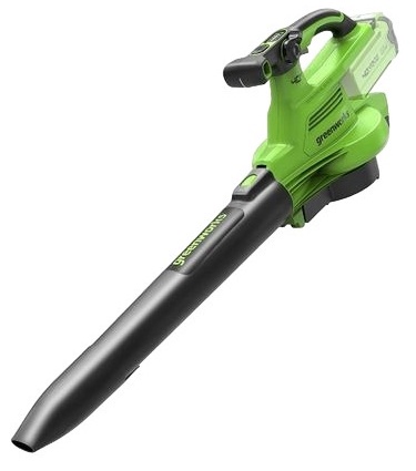 Akumuliatoriniai lapų pūstuvai - rinktuvai Greenworks GD40BVII, be akumuliatoriaus