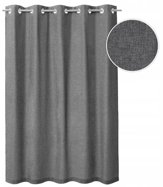 Pavėsinės užuolaidos Hobbygarden, 280 cm, grafito sp.