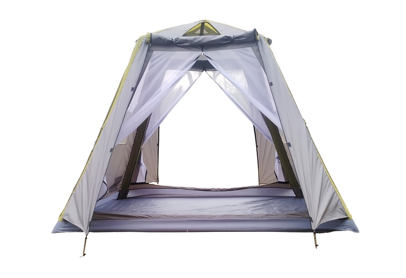 Trivietė palapinė Outliner Inflatable, ruda sp., 365 cm x 245 cm x 180 cm