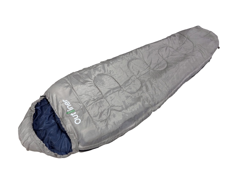 Miegmaišis Outliner, mėlyna sp./pilka sp., 220 cm