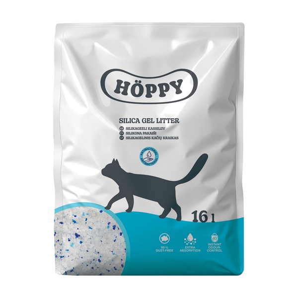 Kačių kraikas Höppy DA574, silikagelinis, 16 l