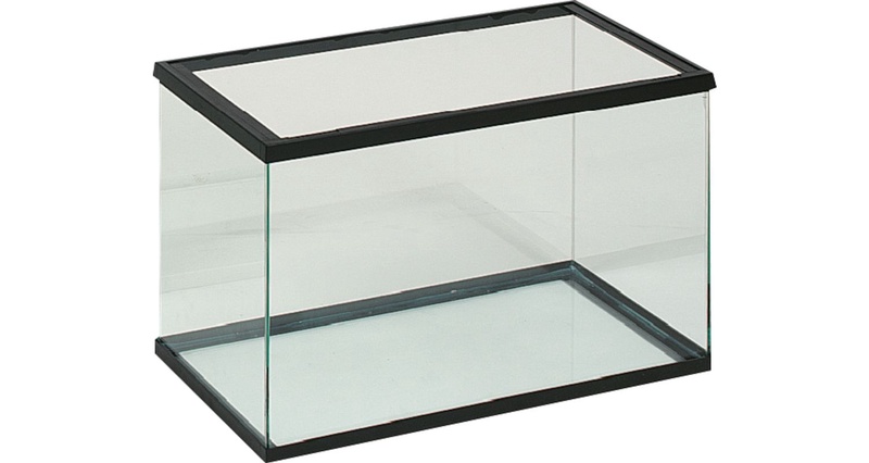 Akvariumas Flamingo Full Glass 40300308, skaidri sp./juoda sp., be įrangos, 57.5 l