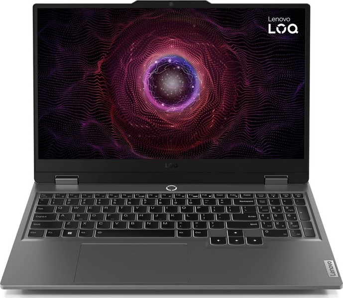 Nešiojamas kompiuteris Lenovo LOQ 15ARP9 83JC0068PB, 7235HS, 16 GB, 512 GB, 15.6 ", Nvidia GeForce RTX 3050, pilka sp., en