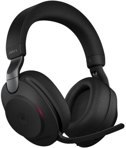 Belaidės ausinės Jabra Evolve2 85 Link380c UC Stereo, juoda sp.