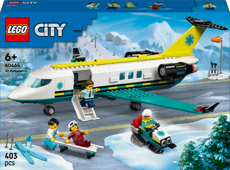 Konstruktorius LEGO® City Greitosios pagalbos lėktuvas 60465, 403 vnt.