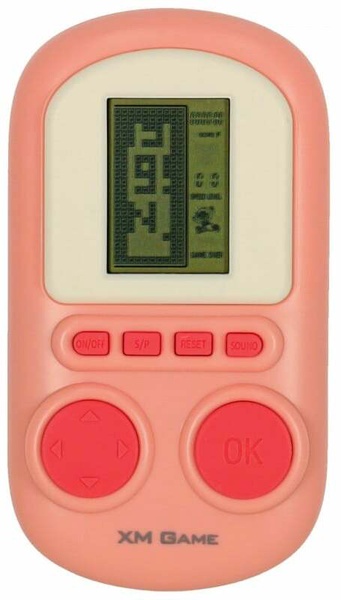 Elektroninis žaidimas RoGer Tetris XM 3362, 13.5 cm, rožinė sp.