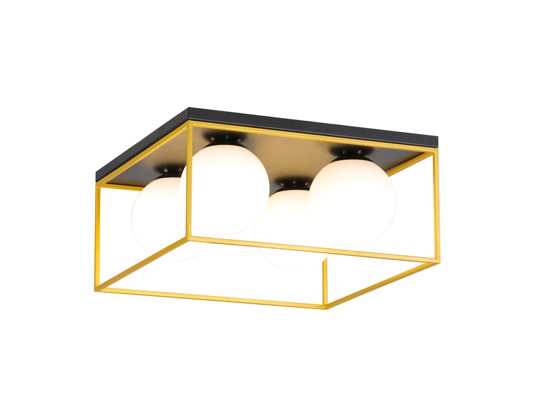 Šviestuvas lubų Domoletti DRIFT, E14, 4 x 40 W, aukso sp.