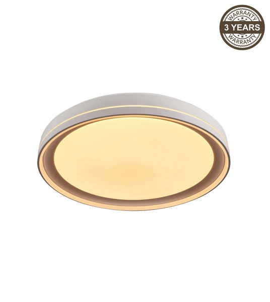 Šviestuvas plafonas Domoletti Parma B2361-1L-R, LED, 3000 - 6500 °K, 1 x 45 W, balta sp.