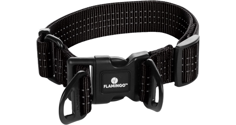 Antkaklis šunims Flamingo Zorba, juoda sp., 550 - 750 mm x 380 mm, XL