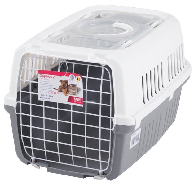 Gyvūnų transportavimo dėžė Savic, 38 cm x 55.5 cm x 34 cm