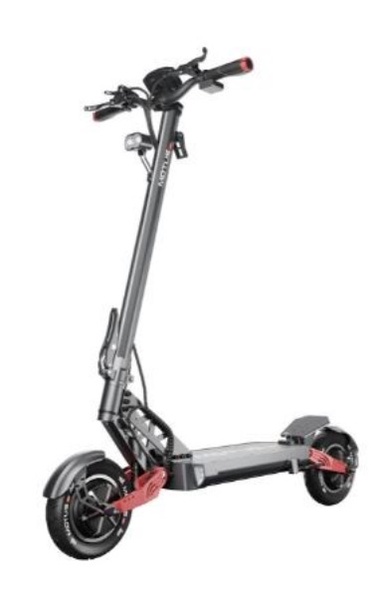 Elektrinis paspirtukas Motus Pro 10 Daytona AKC047-2, juoda sp./raudona sp./pilka sp.