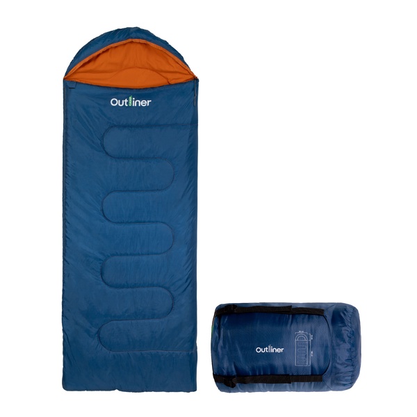 Miegmaišis Outliner RD-SB19-G, mėlyna sp., 225 cm