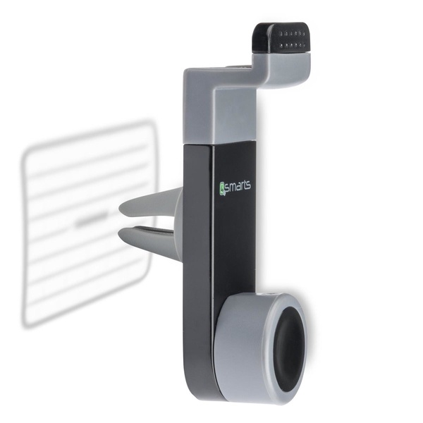 Telefono laikiklis 4smarts SnapClip, 125 mm x 95 mm, 0.03 kg, juoda sp.