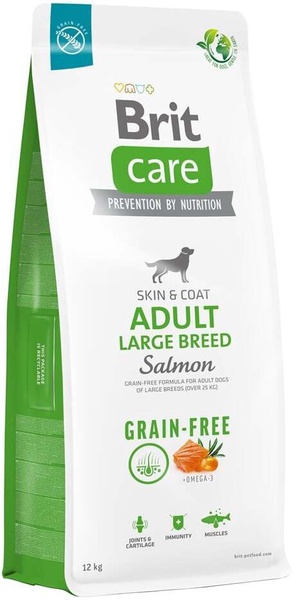 Sausas šunų maistas Brit Care Grain-Free Large Breed, lašiša, 12 kg