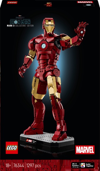 Konstruktorius LEGO® | Marvel Geležinio žmogaus MK3 kolekcinis leidimas 76344, 1297 vnt.