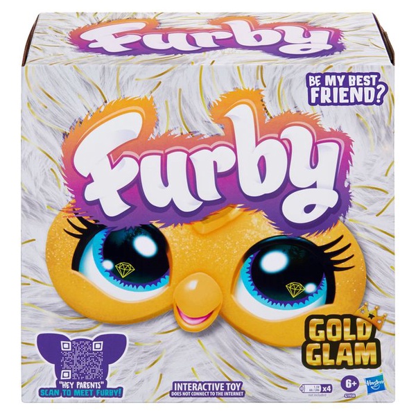 Interaktyvus žaislas Hasbro Furby Gold Glam G1938, įvairių spalvų