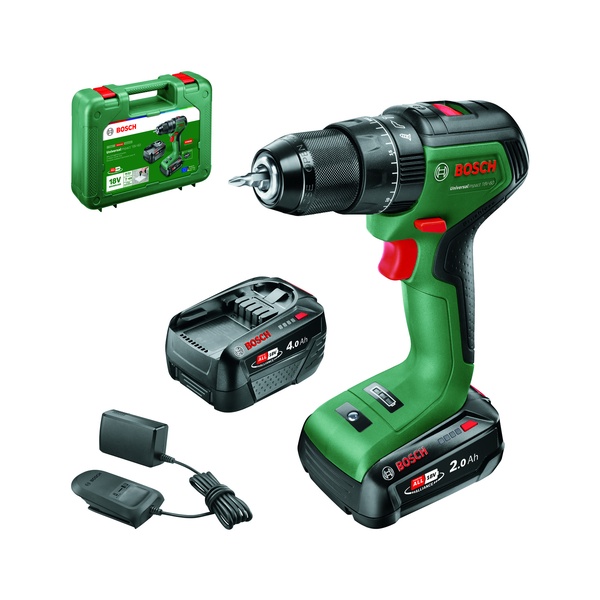 Akumuliatorinis smūginis suktuvas su akumuliatoriumi Bosch 18V-60, 18 V, 2 Ah