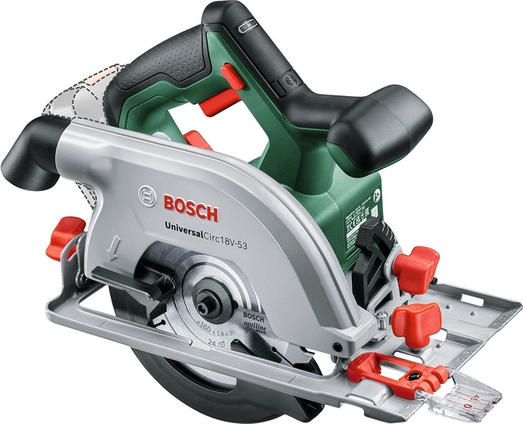 Diskinis pjūklas Bosch EasyCirc 18V-48, 18 V