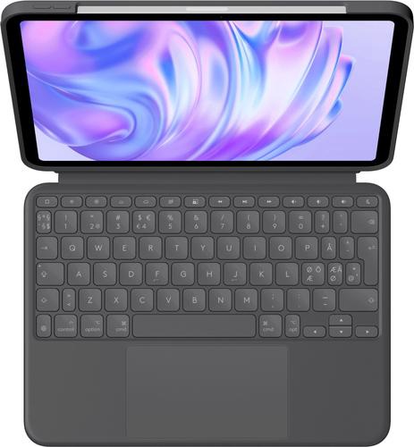 Planšetinių kompiuterių dėklas Logitech Combo Touch, juoda sp., 11"