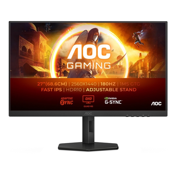 Monitorius AOC Q27G4XF, Fast IPS, 180 Hz, QHD, 27"
