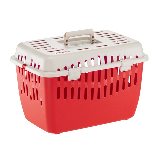 Gyvūnų transportavimo dėžė Ferplast, 40 cm x 27 cm x 29 cm