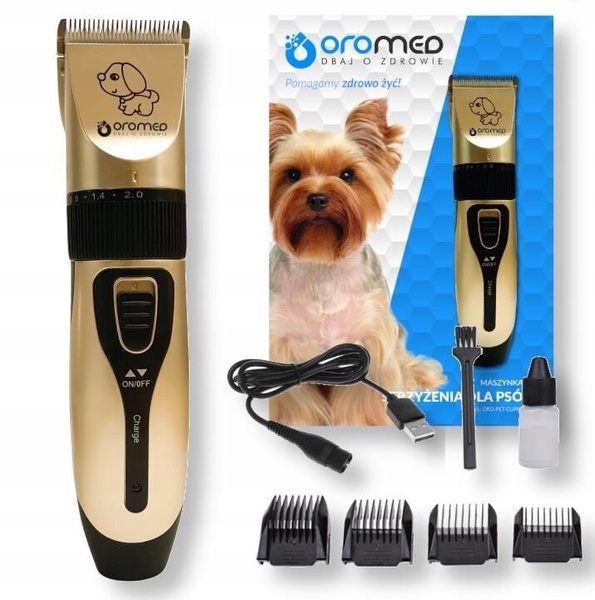 Šuns kailio kirpimo mašinėlė Oro-Med Clipper USB