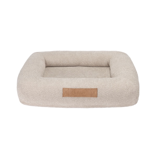 Gyvūno guolis Höppy M:75*60*H16 YF12, ivory beige sp., 75 cm x 60 cm