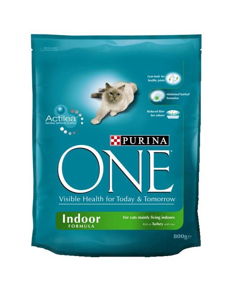 Sausas kačių maistas Purina, kalakutiena, 0.8 kg