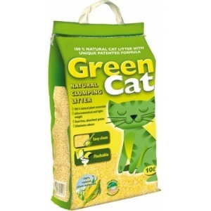 Kačių kraikas Plaček Green Cat 63597, medienos drožlių (sušokantis), 12 l