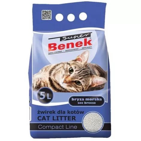 Kačių kraikas Super Benek Sea Breeze, 5 l